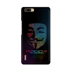 Anon Hackers Mobile Cover For Huawei Honor 6 Plus