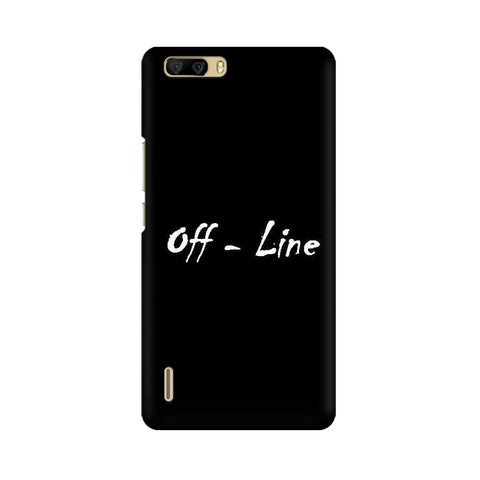 off-Line Wallpaper Mobile Cover For Huawei Honor 6 Plus