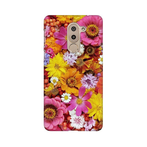 Colorful Flowers Background Mobile Cover For Huawei Honor 6X
