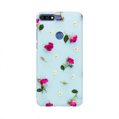 Floral Background Mobile Cover For Huawei Honor 7C