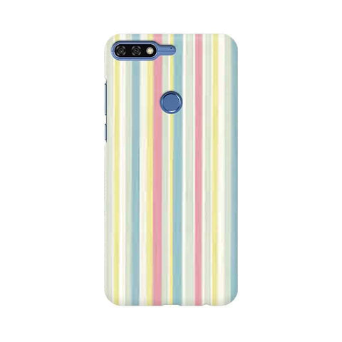 Pastel Lines Mobile Cover For Huawei Honor 7C