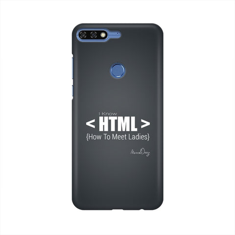 HTML Mobile Cover For Huawei Honor 7C