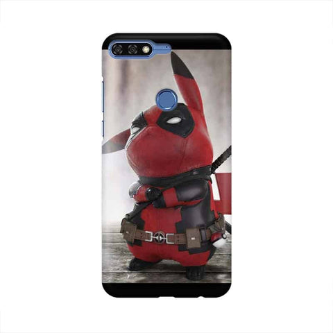Red Pikachu Mobile Cover For Huawei Honor 7C