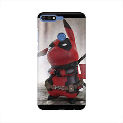 Red Pikachu Mobile Cover For Huawei Honor 7C