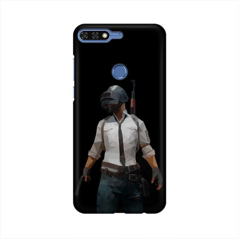 PUBG Printed Mobile Cover For Huawei Honor 7C