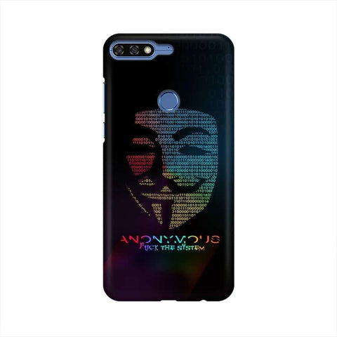 Anon Hackers Mobile Cover For Huawei Honor 7C