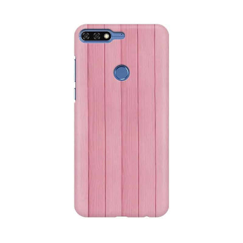 Pink Wood Mobile Cover For Huawei Honor 7C