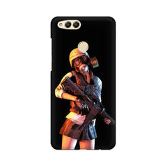 Mask Girl Mobile Cover For Huawei Honor 7X