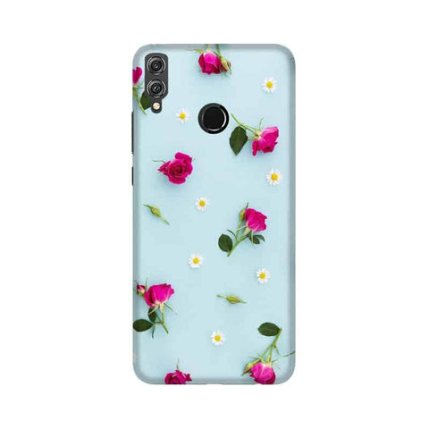 Floral Background Mobile Cover For Huawei Honor 8X