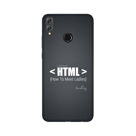 HTML Mobile Cover For Huawei Honor 8X