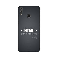 HTML Mobile Cover For Huawei Honor 8X