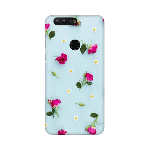 Floral Background Mobile Cover For Huawei Honor 8
