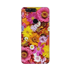 Colorful Flowers Background Mobile Cover For Huawei Honor 8