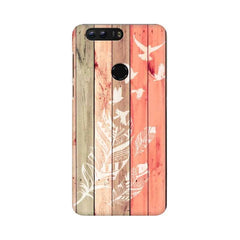 Wood Style Mobile Cover For Huawei Honor 8