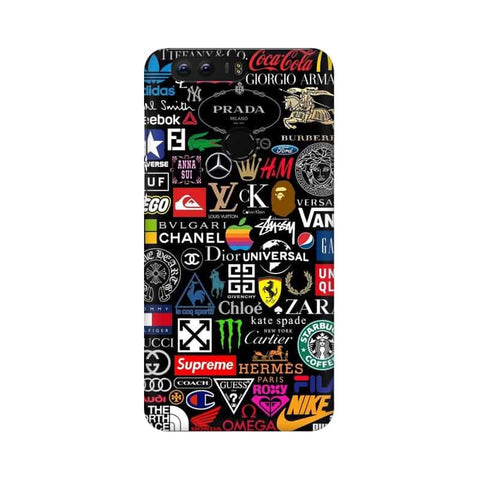 Brands Logo's Mobile Cover For Huawei Honor 8