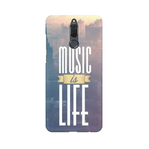 Music is Life Mobile Cover For Huawei Honor 9i