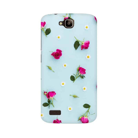 Floral Background Mobile Cover For Huawei Honor Holly