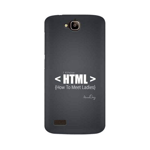 HTML Mobile Cover For Huawei Honor Holly