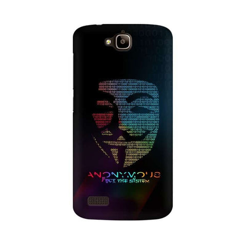 Anon Hackers Mobile Cover For Huawei Honor Holly