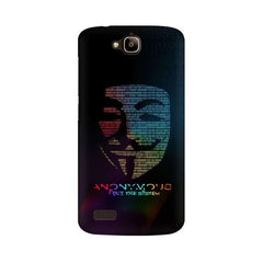 Anon Hackers Mobile Cover For Huawei Honor Holly