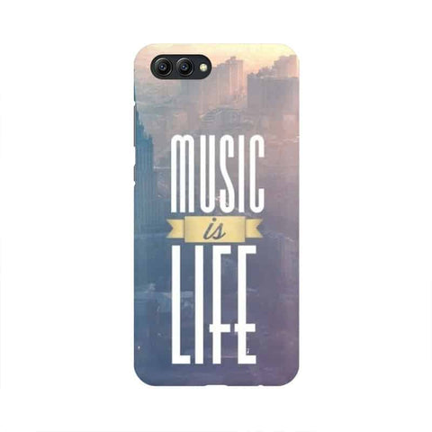 Music is Life Mobile Cover For Huawei Honor View 10