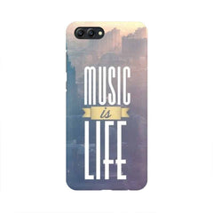 Music is Life Mobile Cover For Huawei Honor View 10