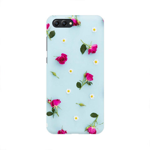 Floral Background Mobile Cover For Huawei Honor View 10