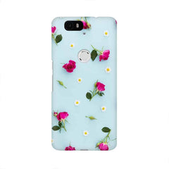 Floral Background Mobile Cover For Huawei Nexus 6P