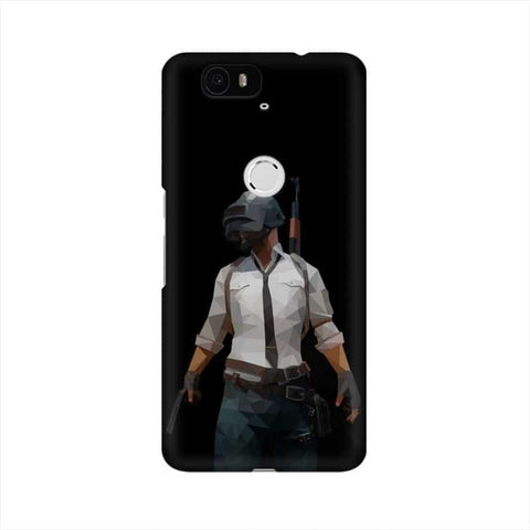 PUBG Printed Mobile Cover For Huawei Nexus 6P