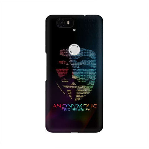 Anon Hackers Mobile Cover For Huawei Nexus 6P