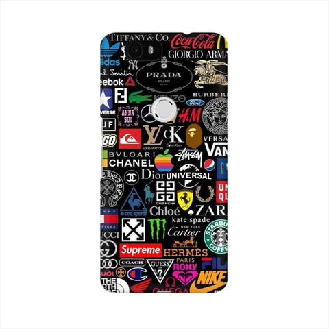 Brands Logo's Mobile Cover For Huawei Nexus 6P