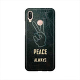 Always Peace Mobile Cover For Huawei P20 Lite