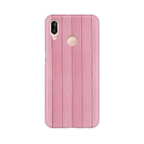 Pink Wood Mobile Cover For Huawei P20 Lite