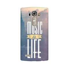 Music is Life Mobile Cover For LG G4