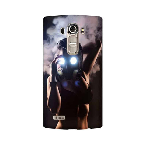 Gas Mask Girl Mobile Cover For LG G4
