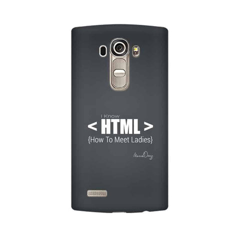 HTML Mobile Cover For LG G4