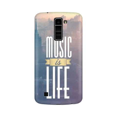 Music is Life Mobile Cover For LG K10