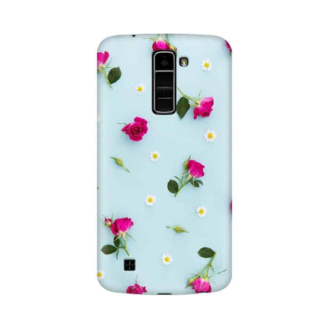 Floral Background Mobile Cover For LG K10