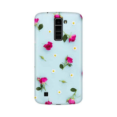 Floral Background Mobile Cover For LG K10