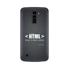 HTML Mobile Cover For LG K10