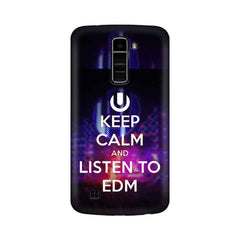 Keep Calm And Listen To EDM Mobile Cover For LG K7