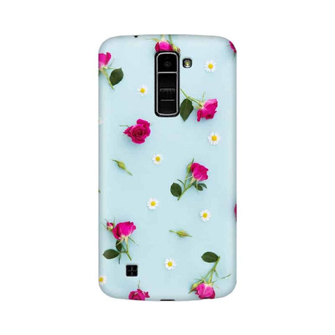 Floral Background Mobile Cover For LG K7
