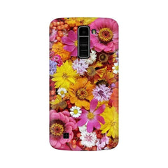 Colorful Flowers Background Mobile Cover For LG K7