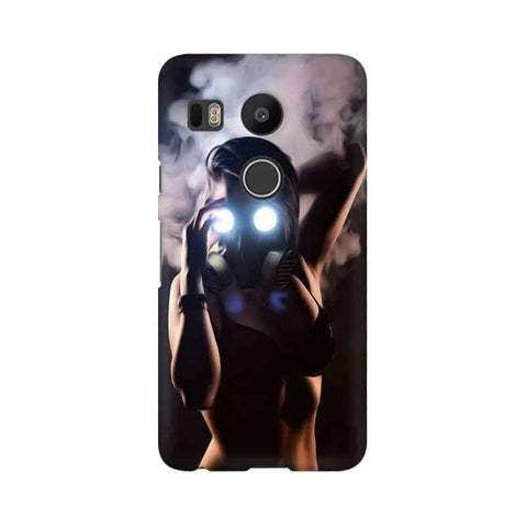 Gas Mask Girl Mobile Cover For LG Nexus 5X