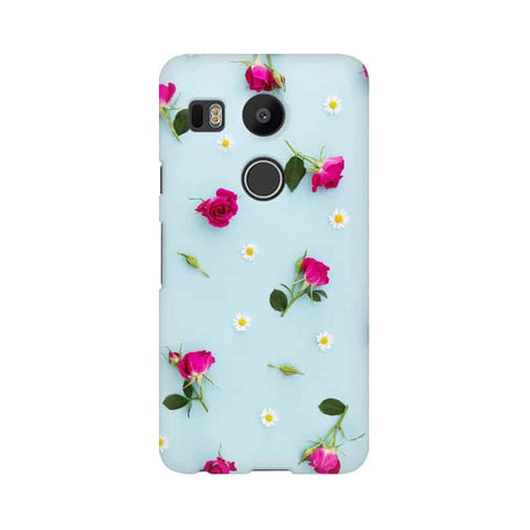 Floral Background Mobile Cover For LG Nexus 5X