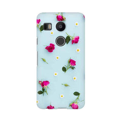 Floral Background Mobile Cover For LG Nexus 5X
