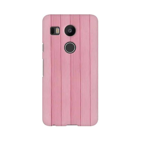Pink Wood Mobile Cover For LG Nexus 5X