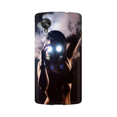 Gas Mask Girl Mobile Cover For LG Nexus 5