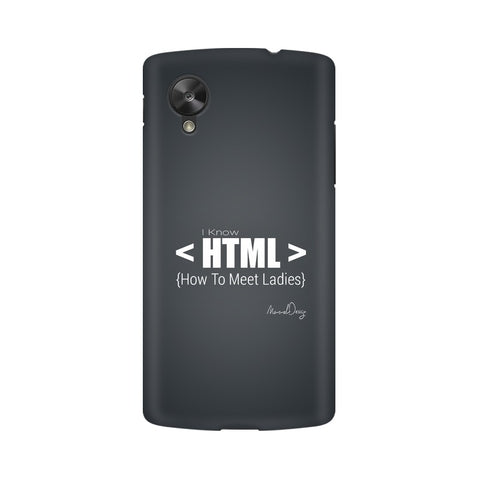 HTML Mobile Cover For LG Nexus 5