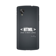HTML Mobile Cover For LG Nexus 5